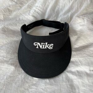 Nike Black Sports Visor vintage